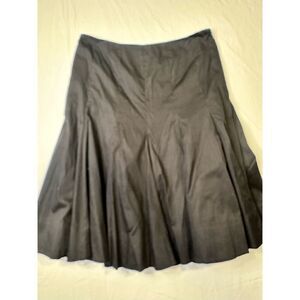Lauren Ralph Lauren cotton aline black skirt, size 2P